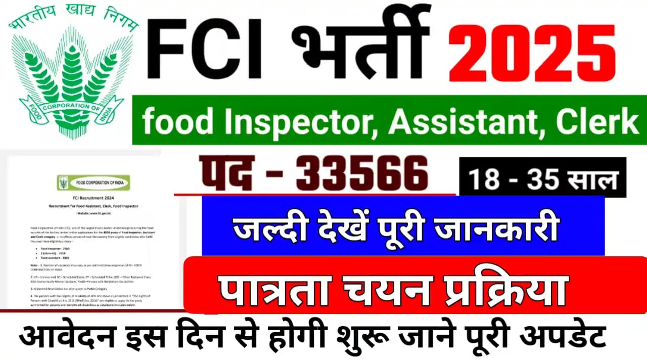 FCI Vacancy 2025